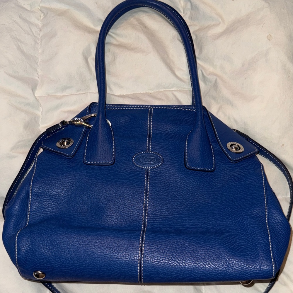 TOD’S royal blue leather